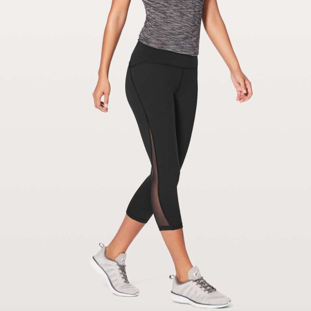 Lululemon Train Times Crop 21” Black Size 6